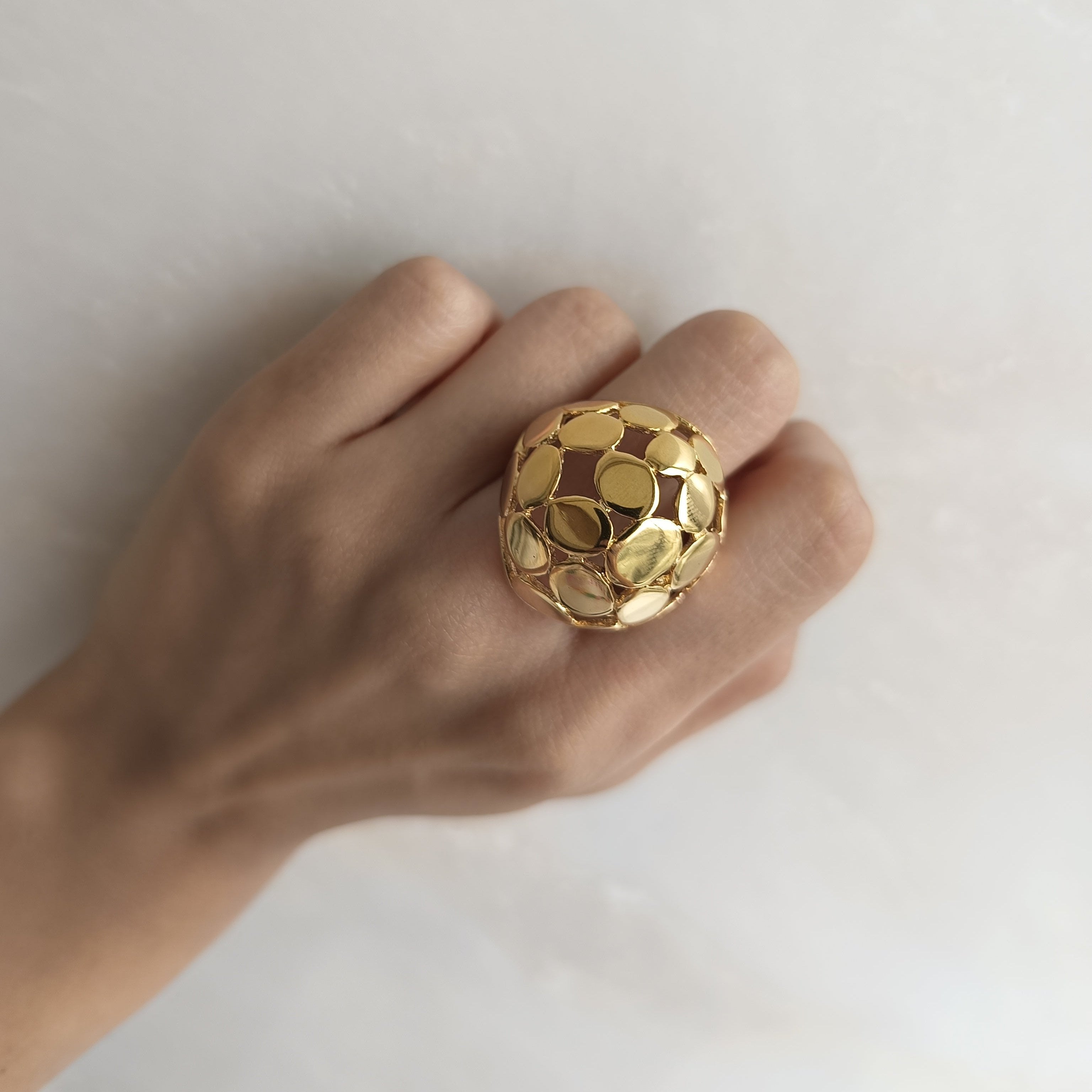 Sunrise Sphere Ring