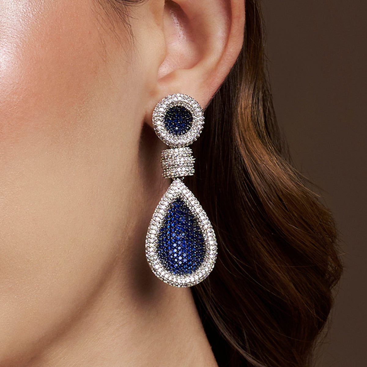 Sapphire Splendor Earrings