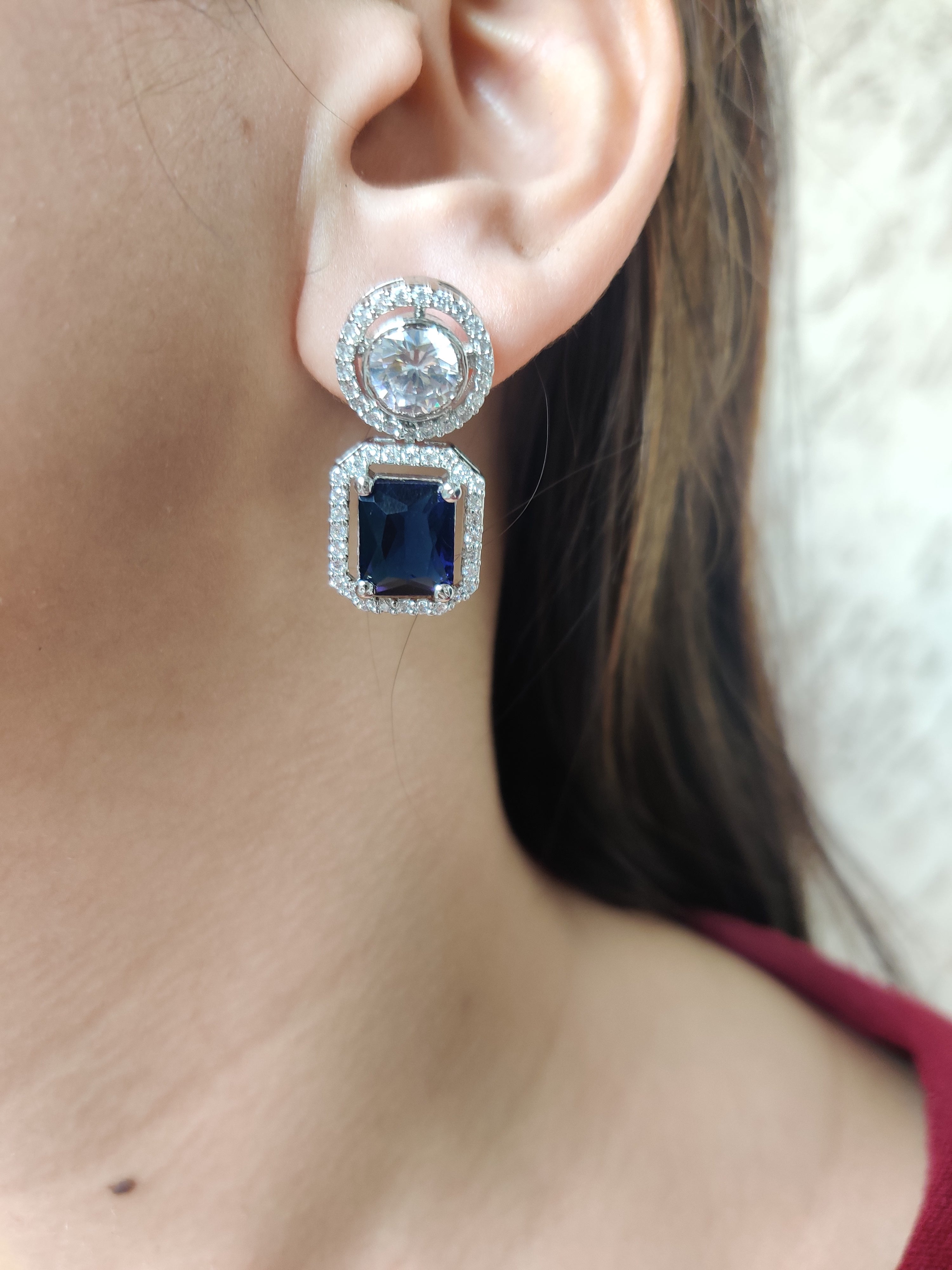 Begum Earrings (Royal Blue)