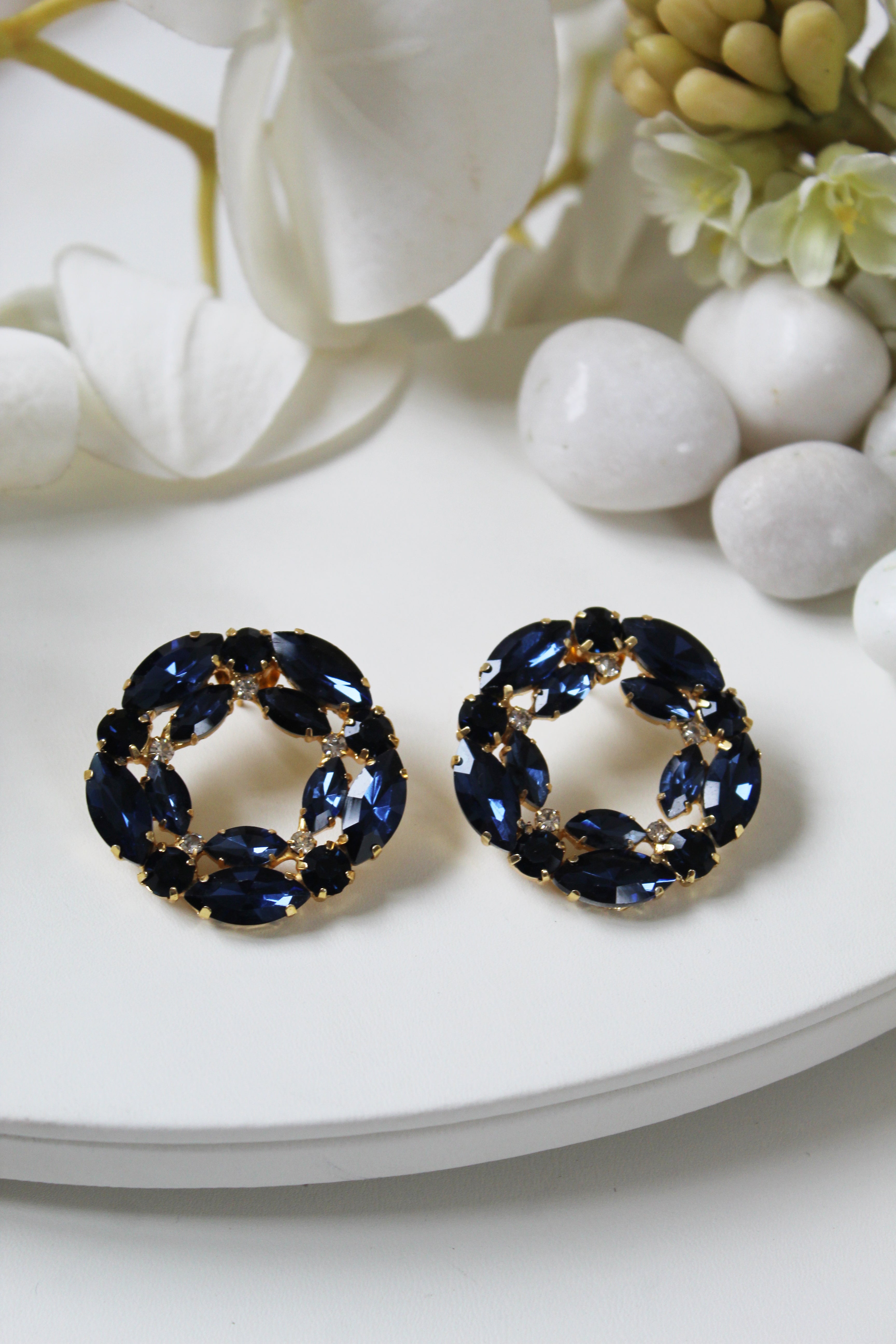 Malhar Earrings (Blue)